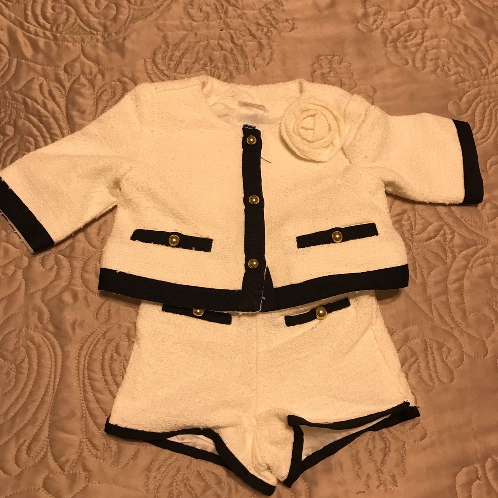 Janie and jack tweed set